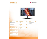 LG 27GL83A-B HDR10 - 558490 - zdjęcie 5